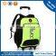 2015 Colorful students trolley backpcak nylon fabric utx buckle with many pockets