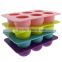 Silicone 6-Cavity Round Chocolate Truffle, Candy and Gummy Mold