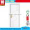 China factory modern single wood door design interior frosted glass bathroom door