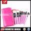 10 pcs new design goat hair makeup brushes set
