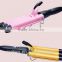 Ceramic triple hair curler in different size
