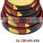 Round plastic decorative sushi plate