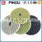 resin marble 3 step concrete polishing pads for angle grinder