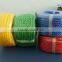 twist 3 strand black polypropylene polyetheylene rope with UV resistance