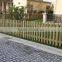 Outdoor wooden garden fence
