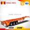 China 3 axle flatbed Skeleton Container Semi Trailers For Sale