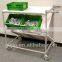 DIY industrial light Handcart by steel pipe/pipe metal joints/plank