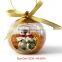 Clear glass material christmas decoration ball