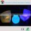 Remote Control rgb 16 Color Changing Illuminated Nightclub LED Plastic Sofa