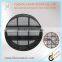 Decorative metal round cube wall shelf with divisions and meshes