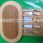 bamboo cheese cutting board with knife