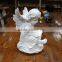 Custom Angel Figurine Christmas White Angel Reading