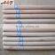 Wood color flat rake pole gardening tool pole