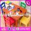 2017 New products wooden activity table for toddlers W08G208