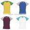 unbranded clothing LADIES 150g 100% ringspun cotton CONTRAST Cap Sleeve Raglan Two Color T Shirt