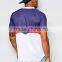 100% polyester shorts sleeve dry fit longline baseball t-shirts