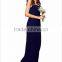 2016 New Arrival Womens Elegant Chiffon Belted Maxi Dress Wholesale Plus Size Maxi Dress