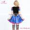 Pretty Dark Blue Dirndl Costumes Wholesale