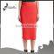 Slit Midi Skirt latest skirt design pictures of 2015 hot selling sexy pencil skirt