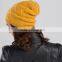 2015 womens plaid pattern wine color cuff headwear
