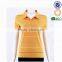 Good quality plain cotton ladies polo shirt