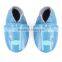 Fashionable car applique children boy leather shoes