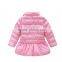 customize high quality latest down feather winter coats and jackets for child girls