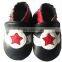 Lowest price soft sole leather baby shoes girl animal print shoes
