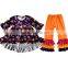 Halloween Fall Clothing Girls Clothes Wholesale Boutique Childrens Ruffle Baby Clothes