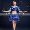 Performance Midriff Two Piece Wear Girls Sexy Party Dance Dresses