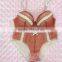 Newest design beautiful ladies elegant lace underwear sexy bra and panty set