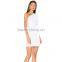 White one shoulder elegant short simple ladies evening dinner dresses