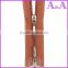 Hot selling long chain nylon zipper with low price