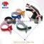 Black Nylon cable tie with double sided hook and loop
