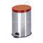 Stainless steel Pedaling garbage can
