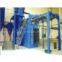 double route hanger chains type continuous working shot blasting machine