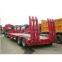 Tri axle 4 axles 80 ton hydraulic gooseneck low bed trailer for sale