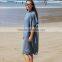 Surf Poncho Beach Towel 100% Cotton Bath Robe With Hooded