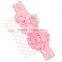 Europe and the United States selling roses Lace Baby Headband handmade flower child hair band aliepress goods