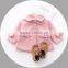 B40963A Fashion girls clothes little girls lovely bowknot coats