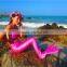 Shimmer Fabric Mermaid Tail Unique Christmas Party Costume