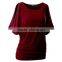 women's off shoulder private label Manufacturing t shirts