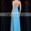 Short A-line High Neck prom evening dress Floor-length Party dress P026