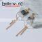 Fashion long chain eardrop golden ring ear ring earring jewelry