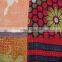 Vintage Kantha Patchwork Ottoman Indian Handmade Pouf