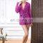 Charming design purple women sleepwear robe