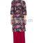 Printed short kurta with Beautiful colors and Tassals in Front for Woman