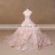 Elegant bridal dress import from china chapel train wedding dress