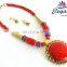 Wholesale Indo western fashion jewelry-Indian wholesale handmade beaded jewelry-Indian costume necklace