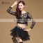 T-5146 France best sales newest Sexy lace hot drill belly dance top and skirt set
